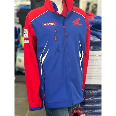 Genuine Honda British Superbikes Bsb Teamwear Soft Shell Jacket Size Xlarge • £49.99