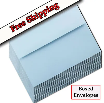 Pastel Vibrant Blue Envelopes For Announcements Invitations Weddings Showers • $9.89