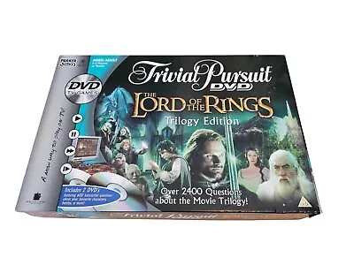 The Lord Of The Rings Trilogy Edition Trivial Pursuit DVD Game Brand New Sealed • £14.99