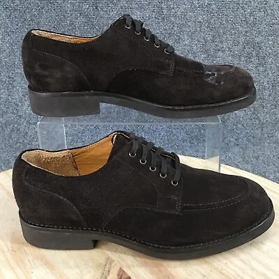 $26.99 • Buy Polo Ralph Lauren Shoes Womens 8D Wide Brown Oxford Lace Up Suede Casual 503002