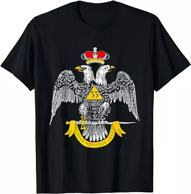 33rd Degree Mason T Shirt Masonic Tee Scottish Rite Down • $19.99