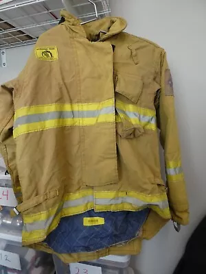 Firefighter Turnout  Bunker Coat Jacket Size 42c  28 34l 34s  Morning Pride • $187.01