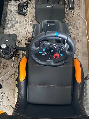 Simulation Racing Rig Logitech + Firebase Seat • £350