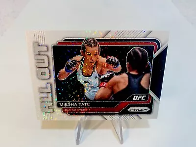 2023 Panini Prizm UFC All Out White  Sparkle Prizm Miesha Tate #7 GEM MT • $26.80