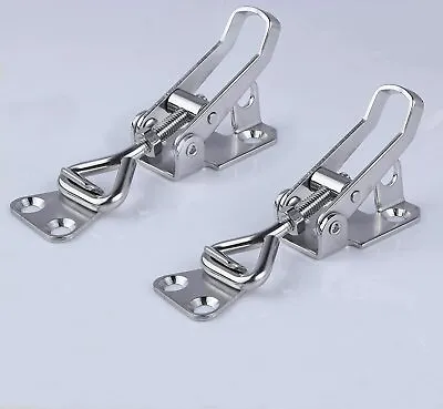 2X Marine Stainless Steel Toggle Latch Cabinet Clamp -Small Size • $10.38