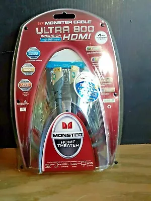 Monster Cable ULTRA 800 HDMI Home Theater Advanced High Speed Cable 4FT NIP • $12.99