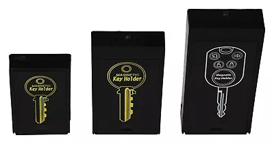 £6.60 • Buy Magnetic Key Box Key Holder Black Magnetic Box For Cars Caravans Boats 