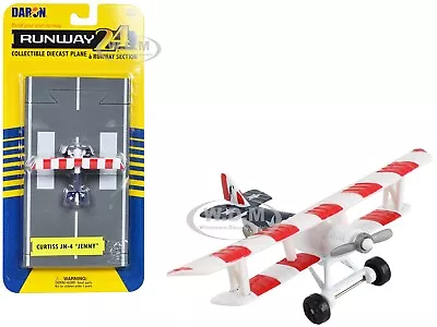 Curtiss Jn-4  Jenny  Aircraft  Us Flag Livery  Diecast Model By Runway24 Rw080 • $7.99