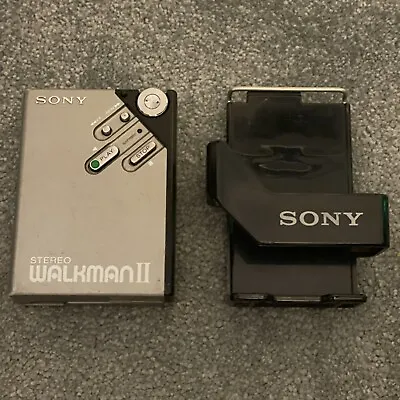 Sony Walkman II WM-2 Personal Cassette Tape Player With Belt Clip (Faulty) • £79.99