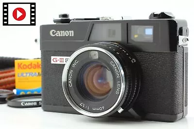 ⏯Meter Works [Exc+5] Canon Canonet QL17 GIII G3 Rangefinder Film From JAPAN • $423.47