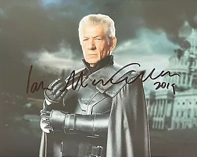 Ian McKellen HAND SIGNED 10x8 Magneto X-MEN Photograph *IN PERSON* COA PROOF • £129.99