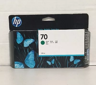 Genuine New Hp 70 Vivera Green C9457A Sealed HP Designjet Z3100 Z3200 OEM • $16