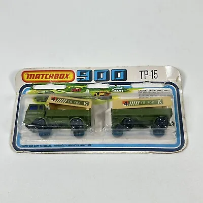 Matchbox Two-Packs TP-15 Military Truck And Trailer 1978 Lesney In Box • $54.99