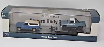 M2 Machines Auto Haulers R53 Square Body Trucks 1973 Chevrolet Cheyenne Super 10 • $49.88