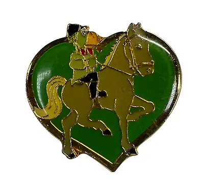 Amigo Pan Am Games 1987 Equestrian Dressage On Heart Vintage Lapel Hat Pin • $4.46