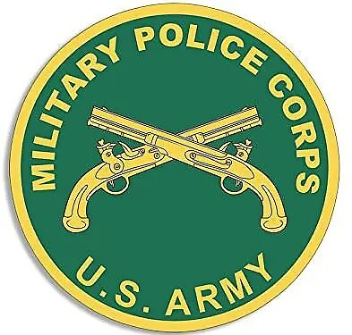 3 Inch Round US Army Military Police Corps MP Seal Sticker (car Decal) Army Lic. • $5.50