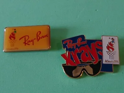 Ray Ban Sun Glasses Olympics Pin Set Lot Vtg Promo Enamel Metal Xrays Pinback RB • $12.94
