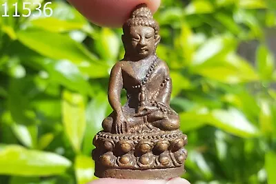 Phra Kring LP Tim Wat Phra Khao Ayutthaya BE.2548 Thai Buddha Amulet #11536a • $30.36