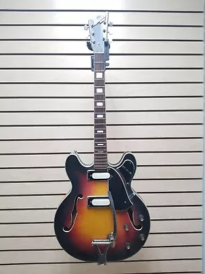 Univox Custom Vintage Japan 1960s Hollow Electric Guitar - AS IS READ • $399.99