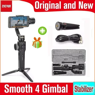 Zhiyun Smooth 4 3-Axis Gimbal Stabilizer For IPhone 12 11 Pro Xs Max-Refurbished • $99