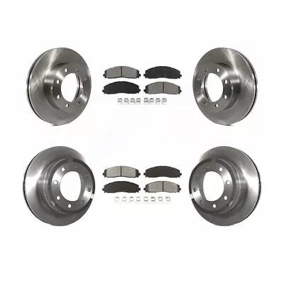 K8S Front Rear Disc Rotors & Metallic Brake Pads For Ford F-250 Super Duty F-350 • $342.39