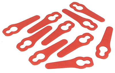 Pack Of 10 Plastic Blades Fits MEH29 MEH929 GTECH POWERBASE QUALCAST CHALLENGE • £4.35