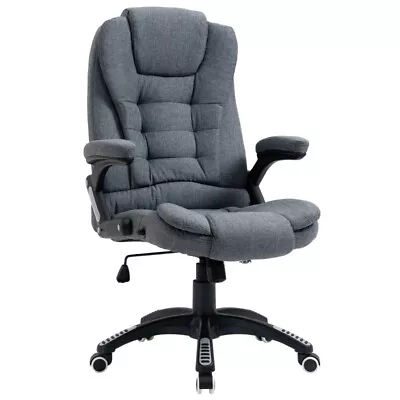 £119.94 • Buy Ergonomic Office Chair Comfy Desk Reclining Computer Work Swivel Chair Dark Grey
