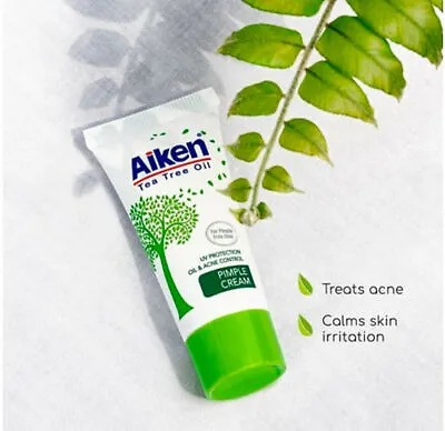 £69.56 • Buy Aiken TEA TREE OIL Spot Away Pimple Cream  Acne Control 3 X 20 GM FREE SHIPPING