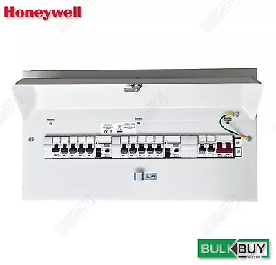 3x MK Honeywell - 21 Way Populated White Metal Consumer Units - Type A - 100A • £140.90