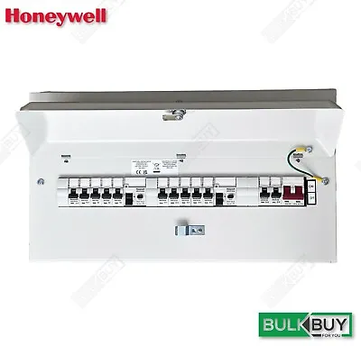 5x MK Honeywell - 21 Way Populated White Metal Consumer Units - Type A - 100A • £231.50