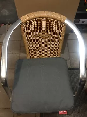 $8 • Buy Outdoor Chrome/Wicker Dining Or Garden Chairs