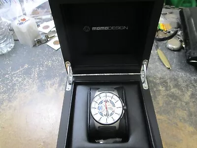 MOMODESIGN ITALIAN AUTOMATIC CHRONOGRAPH DAY/DATE Running WRIST Watch IN BOX • $695