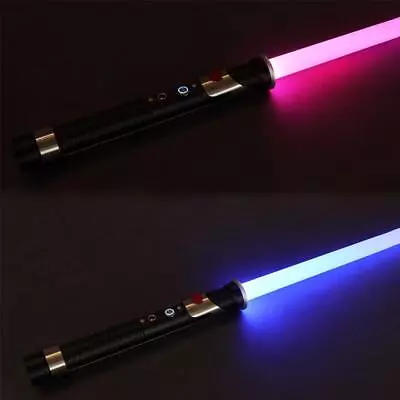 80CM Star Wars Qui-Gon Jinn Lightsaber Replica Force FX Dueling Rechargeable • $95.72