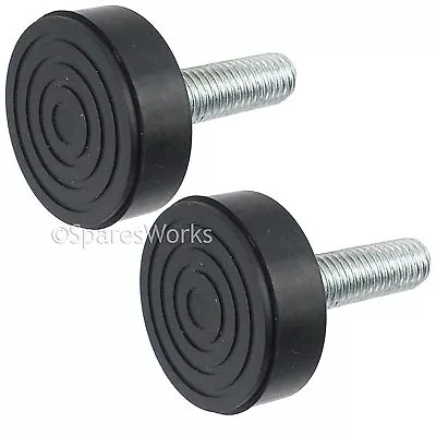 £11.39 • Buy 2 X Universal Fridge Freezer 8mm Thread Adjustable Screw Foot Leg Spare Part