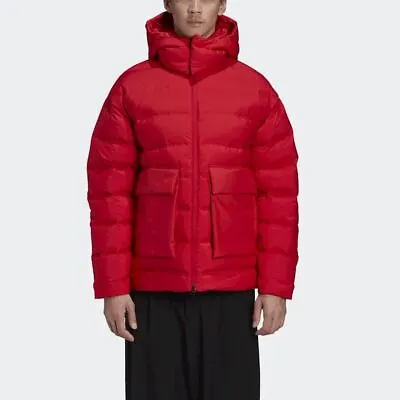 Adidas Y-3 Classic Puffy Down Jacket Size S Red RRP £410 Brand New GL0969 • $308.89