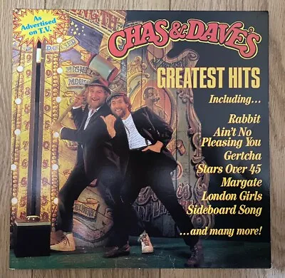 Chas And Dave Greatest Hits Vinyl Record Album LP 1984 Sideboard Rabbit Ex Cond • £9