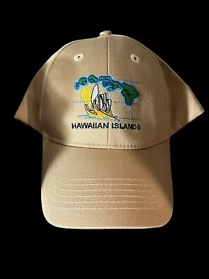 Vintage Hawaiian Islands Embroidered Snapback Trucker Hat Hawaii • $11.99