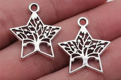 £1.75 • Buy Star Tree Of Life Charms 5pk Silver