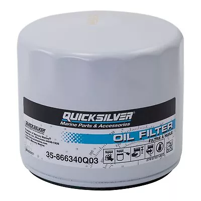 Quicksilver 866340Q03 Oil Filter - MerCruiser Stern Unspecified Unspecified  • $13.70