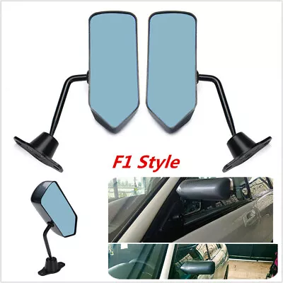 2x  F1 Style Carbon Fiber Color Car Vehicles Racing Side Rear View Mirrors • $62.16