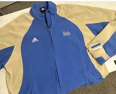 UCLA Bruins NCAA Basketball ADIDAS Fleece Warmup Jacket (XLT) • $19.95
