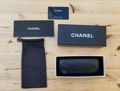 Chanel Quilted Sunglasses Glasses Spectacles Protective Case Box Pouch Genuine • £39.99