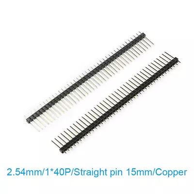 £1.67 • Buy 2.54 Mm Pitch 40Pin Single/Double Row Male Female Pin Header PCB Connector