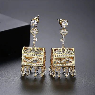 Fashion Indian Bell Drop Earrings Jhumka Jhumki Ethnic Bollywood Jewelry Party • $24.19
