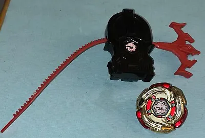 Beyblade L Drago Gold Lightning 100HF W/Launcher & Cord Hasbro Tomy 2010 • $17.99