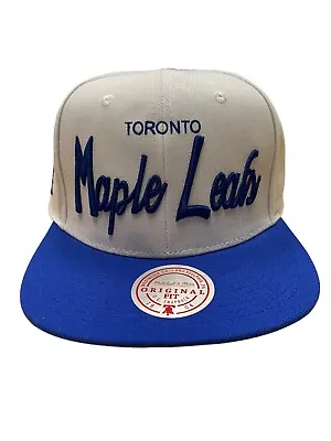 Mitchell & Ness Nhl Vintage Script Toronto Maple Leafs Snapback • $44.99