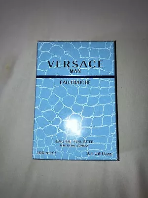 Versace Man Eau Fraiche 3.4 Oz Eau De Toilette Natural Spray New Genuine • $38.04