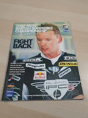 MCN British Superbike Championship Programme Oulton Park 4-6 May 2002 Round 4 • $7.57