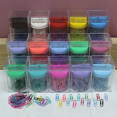 £2.20 • Buy Magnetic Top Paper Clip Dispenser With Clips In 15 Coloured Options & Case