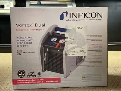 Inficon Vortex® Dual Refrigerant Recovery Machine (tdw021333) • $399.99